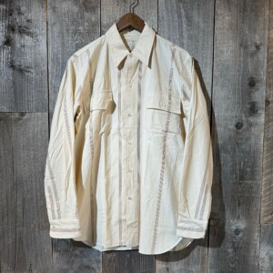 60s~ Prisoner Shirt  ITALY【DEADSTOCK】